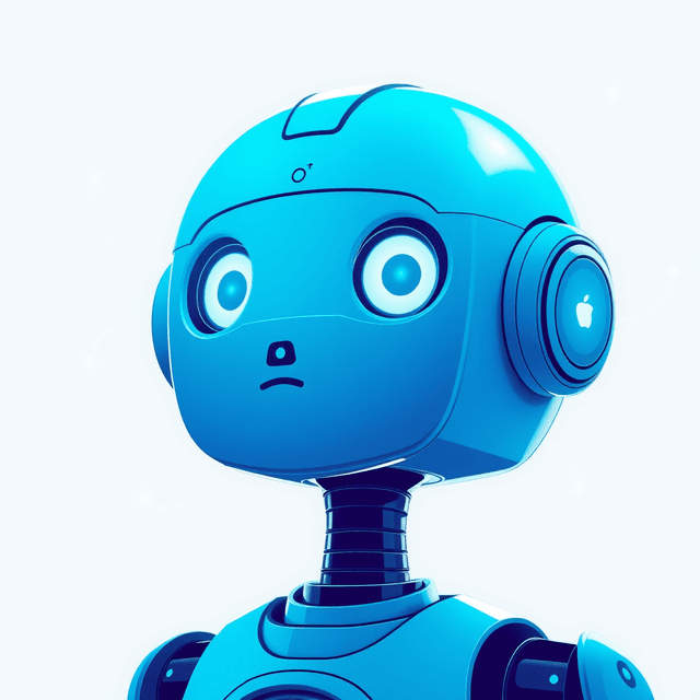 AI chatbot, user interface, dialogue bubble, cool blue and teal tones, curious and analytical feel